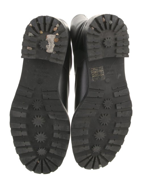 Stuart Weitzman Leather Combat Boots
