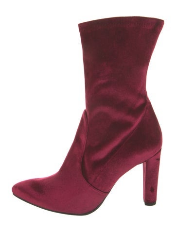 Stuart Weitzman Boots Velvet Sock US 10 |