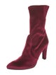 Stuart Weitzman Velvet Sock Boots