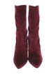 Stuart Weitzman Velvet Sock Boots