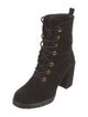 Stuart Weitzman Suede Lace-Up Boots