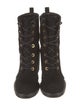 Stuart Weitzman Suede Lace-Up Boots