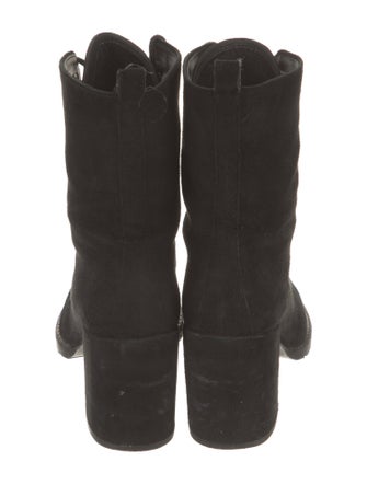 Stuart Weitzman Suede Lace-Up Boots