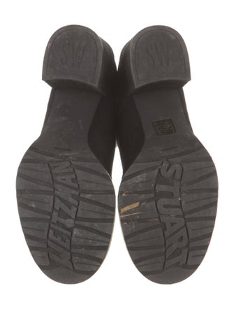 Stuart Weitzman Suede Lace-Up Boots