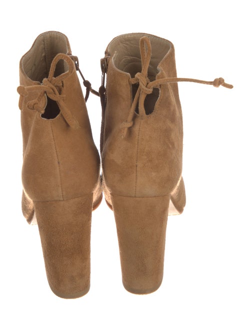 Stuart Weitzman Suede Lace-Up Boots