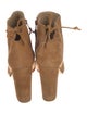 Stuart Weitzman Suede Lace-Up Boots