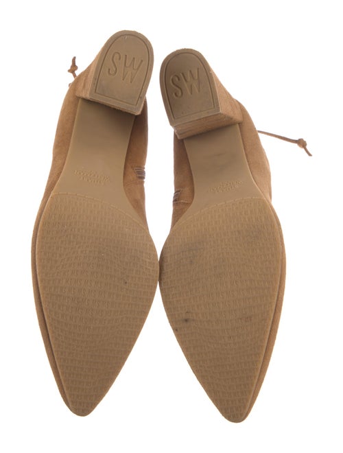 Stuart Weitzman Suede Lace-Up Boots