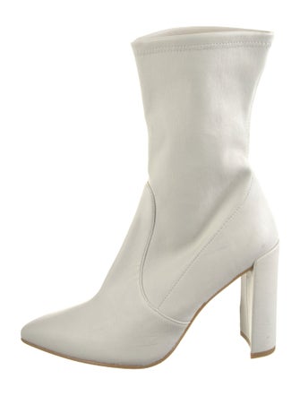Stuart Weitzman Leather Sock Boots