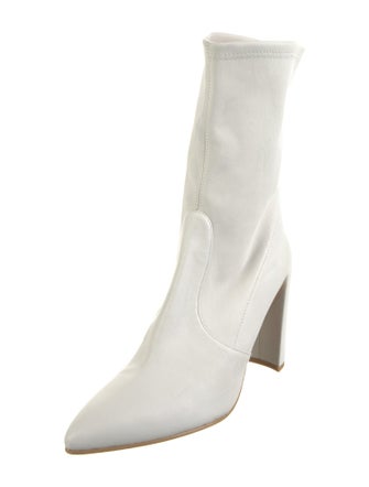Stuart Weitzman Leather Sock Boots