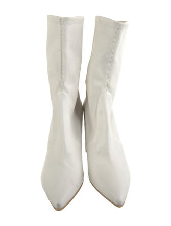 Stuart Weitzman Leather Sock Boots
