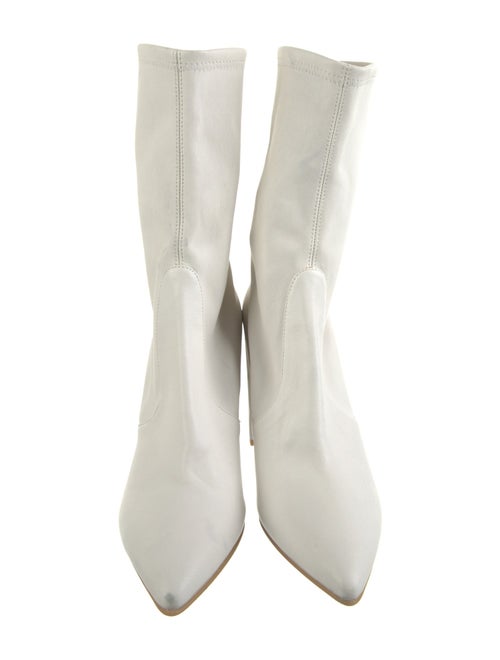Stuart Weitzman Leather Sock Boots