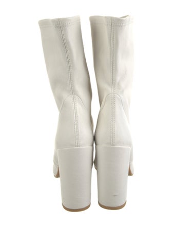 Stuart Weitzman Leather Sock Boots