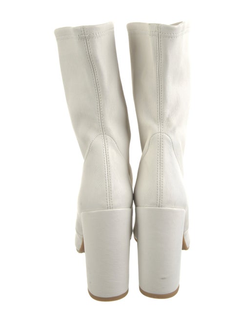 Stuart Weitzman Leather Sock Boots