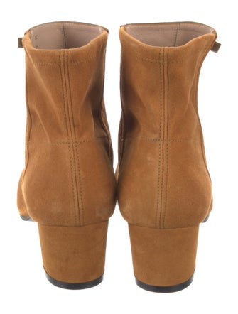 Stuart Weitzman Suede Studded Accents Boots