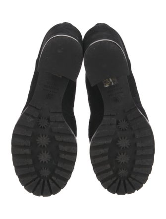 Stuart Weitzman Suede Combat Boots