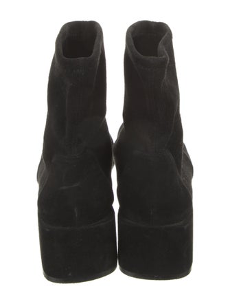 Stuart Weitzman Suede Sock Boots