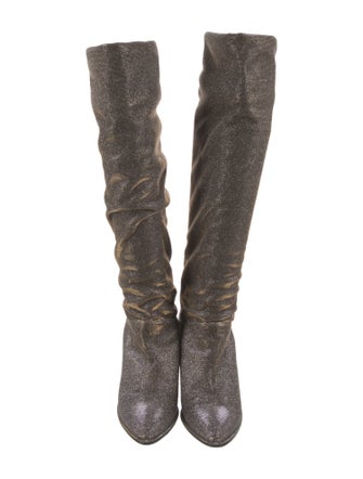 Stuart Weitzman Glitter Accents Boots
