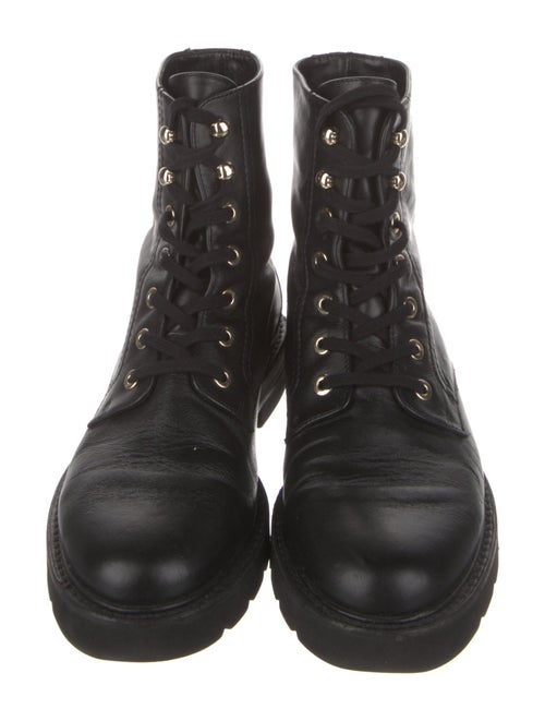 Stuart Weitzman Leather Combat Boots