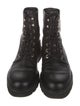 Stuart Weitzman Leather Combat Boots
