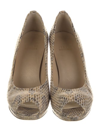 Stuart Weitzman Snakeskin Animal Print Pumps