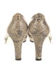 Stuart Weitzman Snakeskin Animal Print Pumps