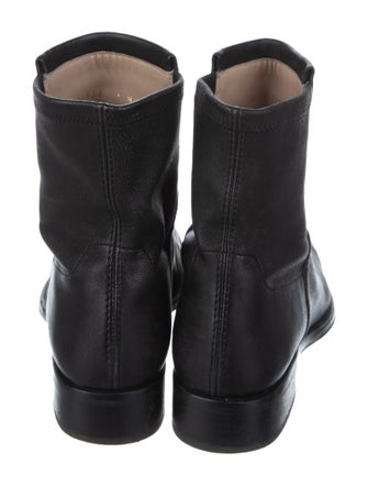 Stuart Weitzman Leather Whipstitch Trim Boots