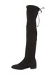 Stuart Weitzman Suede Lace-Up Boots