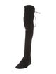 Stuart Weitzman Suede Lace-Up Boots