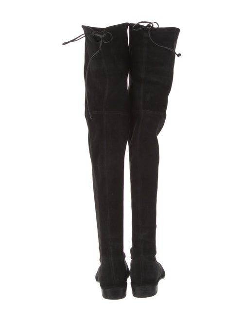 Stuart Weitzman Suede Lace-Up Boots