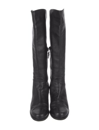 Stuart Weitzman Leather Riding Boots