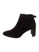 Stuart Weitzman Suede Cutout Accent Boots