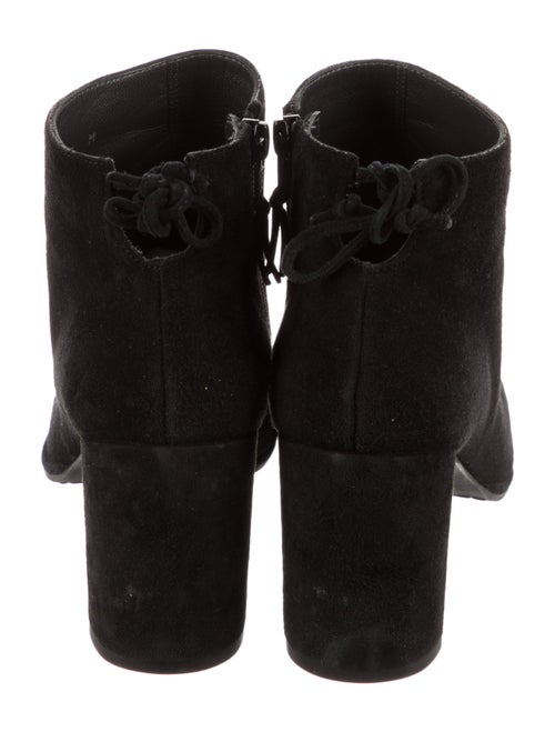 Stuart Weitzman Suede Cutout Accent Boots