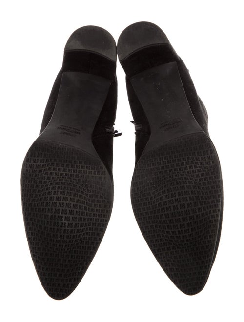 Stuart Weitzman Suede Cutout Accent Boots