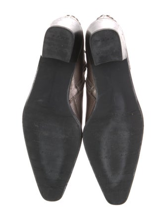 Stuart Weitzman Leather Whipstitch Trim Boots