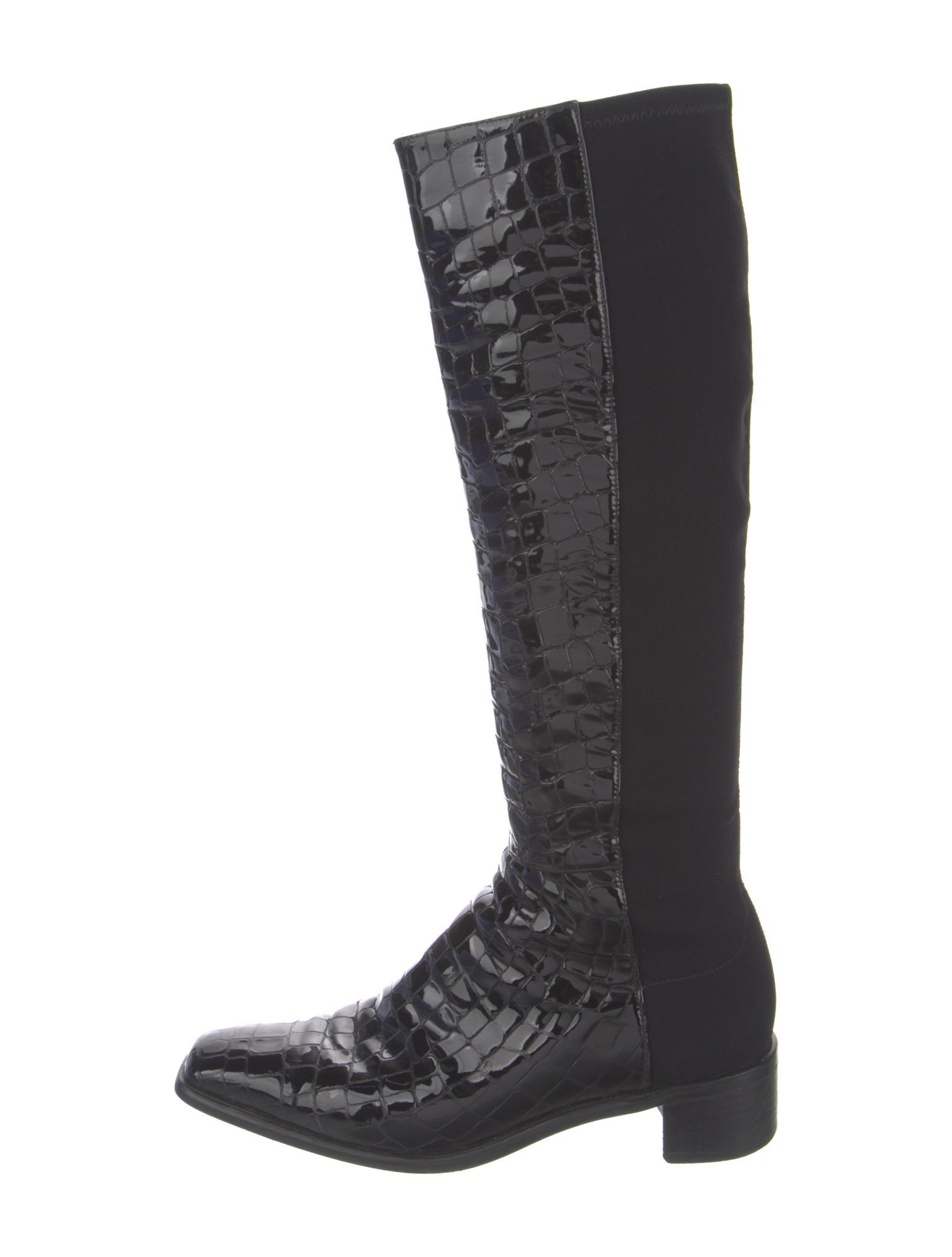 Stuart Weitzman Patent Leather Riding Boots