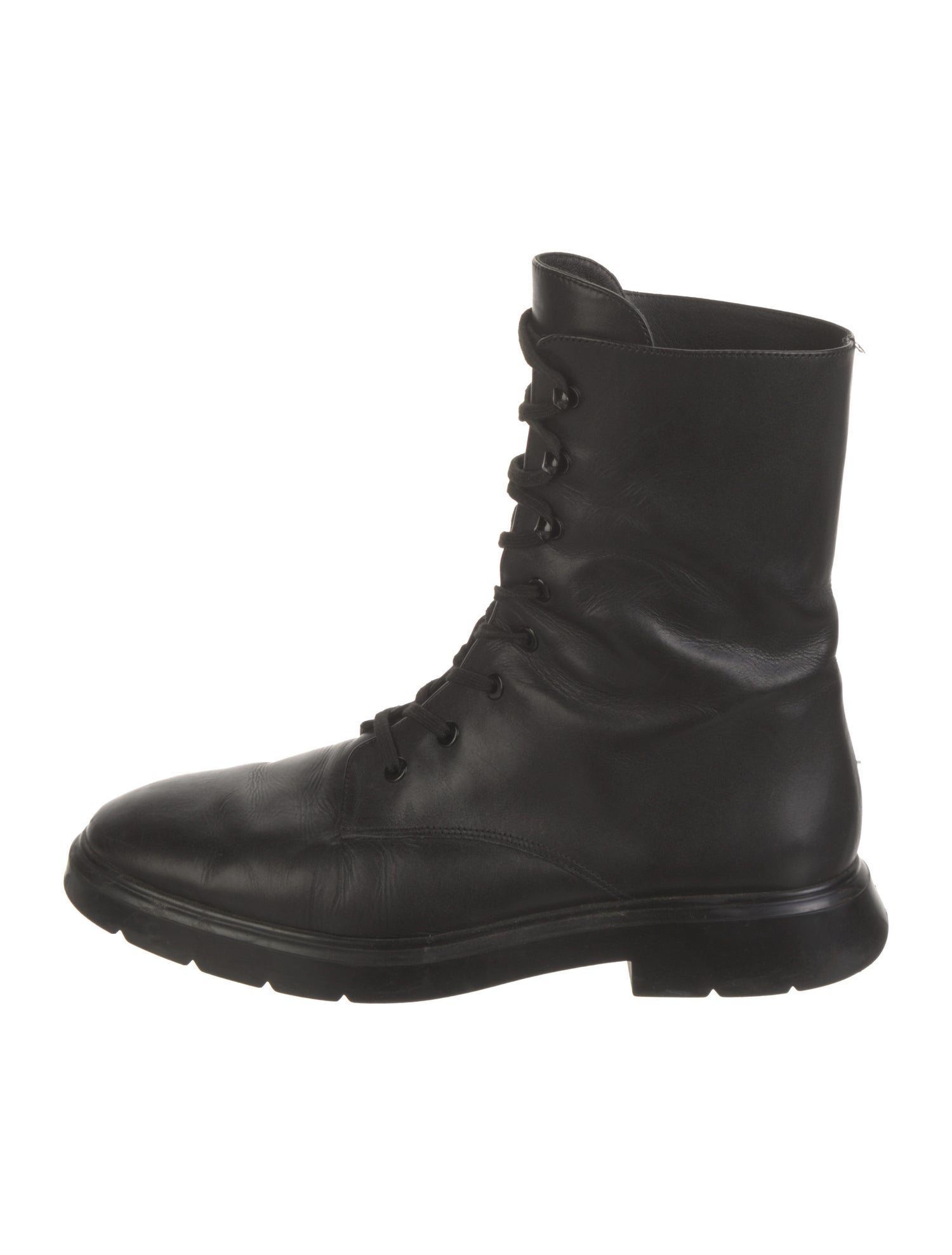Stuart Weitzman Leather Combat Boots