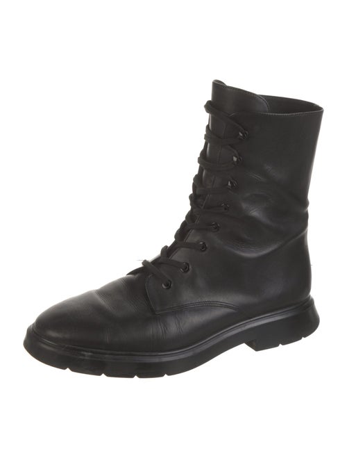 Stuart Weitzman Leather Combat Boots