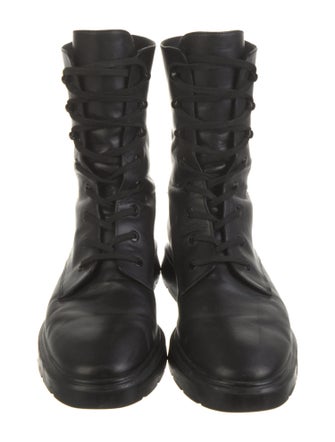 Stuart Weitzman Leather Combat Boots