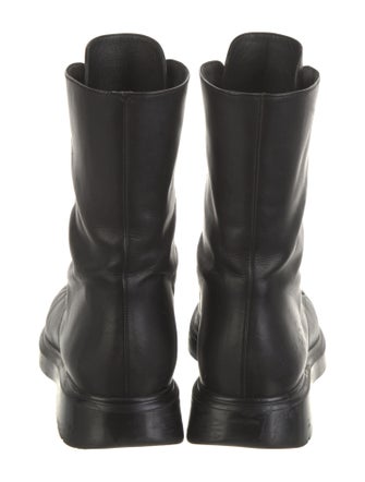 Stuart Weitzman Leather Combat Boots