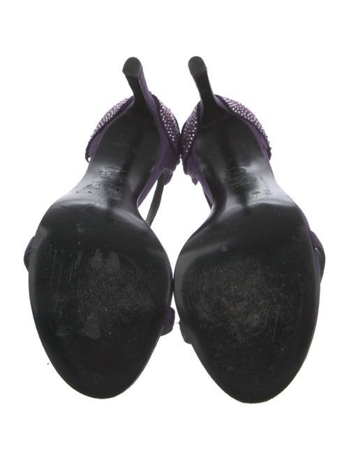 Stuart Weitzman Suede Printed Sandals