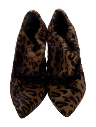 Stuart Weitzman Ponyhair Animal Print Pumps