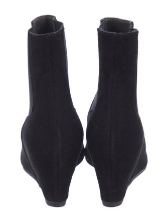 Stuart Weitzman Suede Chelsea Boots