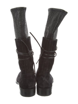 Stuart Weitzman Leather Combat Boots