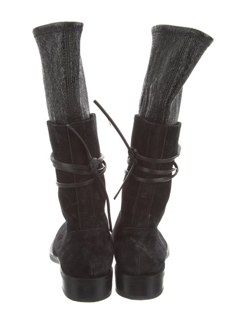 Stuart Weitzman Leather Combat Boots