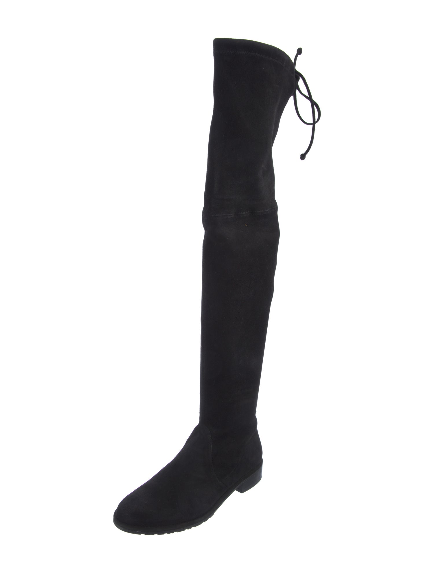 Stuart Weitzman Suede Lace-Up Boots