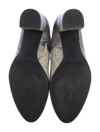 Stuart Weitzman Leather Animal Print Boots