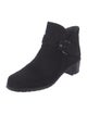 Stuart Weitzman Suede Moto Boots