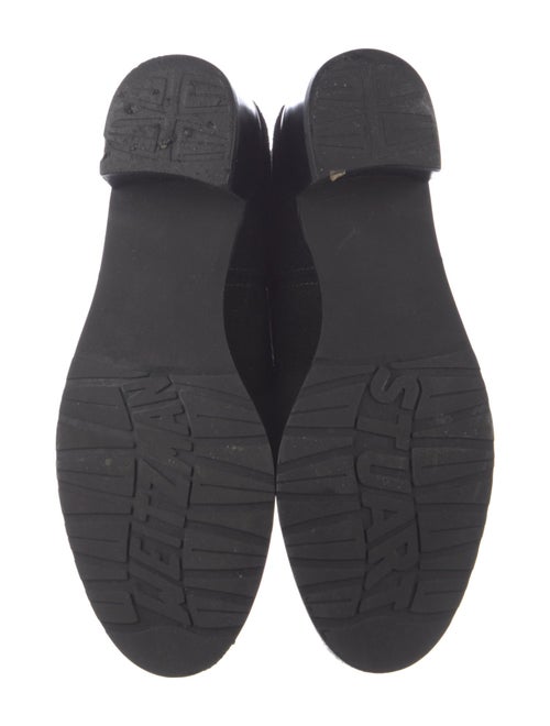 Stuart Weitzman Suede Moto Boots