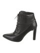 Stuart Weitzman Leather Lace-Up Boots