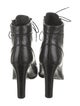 Stuart Weitzman Leather Lace-Up Boots